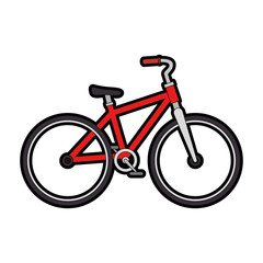 bicycle vehicle isolated icon vector illustration design