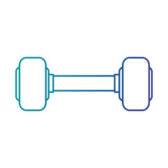 weight lifting gym device vector illustration design