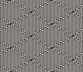 Vector seamless pattern. Modern stylish abstract texture. Repeating geometric tiling from striped elements