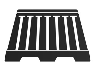 Isolated traffic barricade