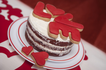 cake for valentine day 