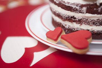 cake for valentine day 