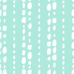 Trendy vector seamless pattern with brush strokes.