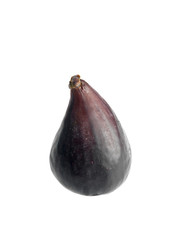 black fig on white background 