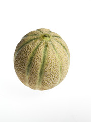 melon on white background