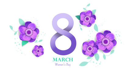 8 march Happy. Women's Day. 