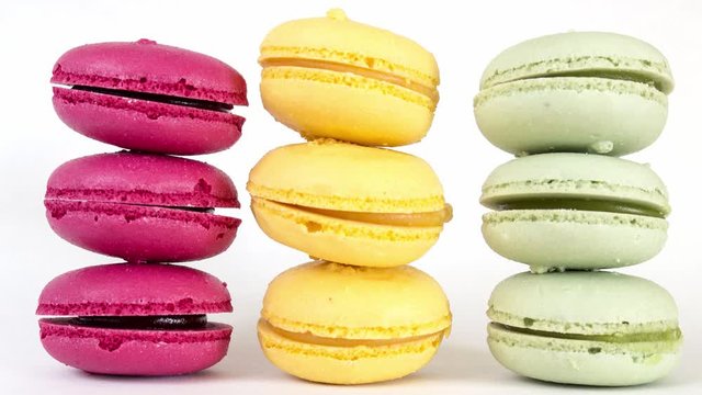 macaroons, cookies animation, stop motion