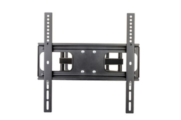 Black bracket for TV on a white background isolation