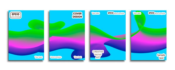 Creative colored cover. Cover design.