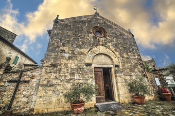 Santa Maria Assunta church in Monteriggioni