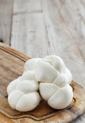 Italian cheese braid Moczzarella