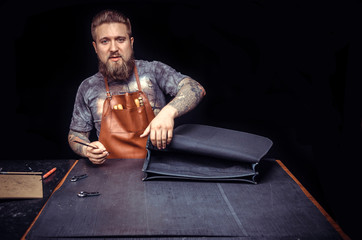 Leather Artist produces a good product at the shop