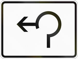 German supplementary road sign - Exit from roundabout © jojoo64