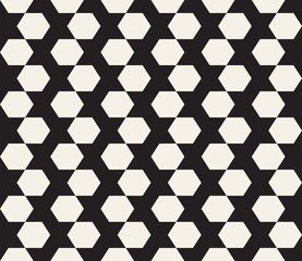 Vector seamless pattern. Modern stylish abstract texture. Repeating geometric tiling from striped elements