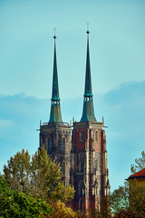 The Cathedral of St. John the Baptist in Wroclaw is the seat of the Roman Catholic Archdiocese of Wroclaw and a landmark of the city of Wroclaw in Poland.