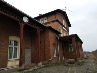 Alter Bahnhof in Sachsen-Anhalt