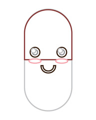 kawaii pill icon