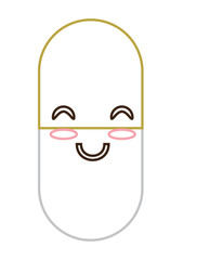 kawaii pill icon