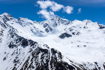 Caucasus mountains in Russia