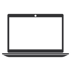 laptop computer isolated icon vector illustration design