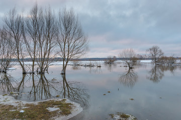 River Cherna. Village Filippovskoe. The Kirzhach district. Vladimir oblast. Russia.