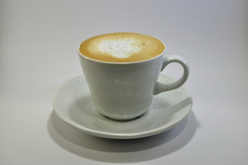 Taza de cafe con leche
