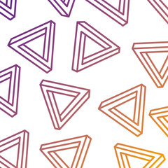 geometric seamless pattern with triangles memphis design vector illustration