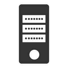 data server computer icon vector illustration design