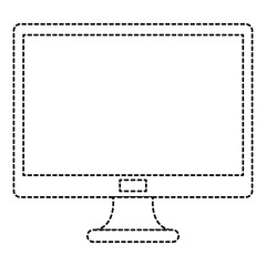 monitor computer isolated icon vector illustration design