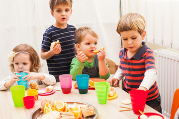 Lunch in kindergarden
