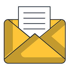 mail envelope isolated icon vector illustration design