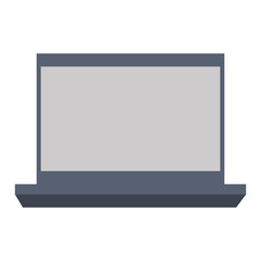 laptop computer isolated icon vector illustration design