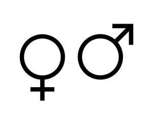 symbol mężczyzny i kobiety ikona