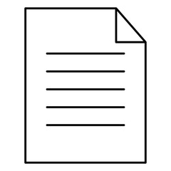 paper document isolated icon vector illustration design