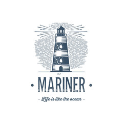 Mariner white emblem