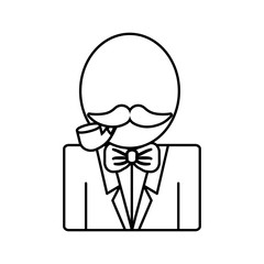 man with mustache icon
