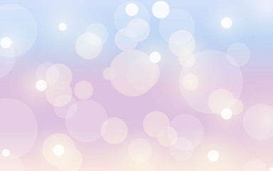 summer abstract blurred dream background with bokeh effect. Spring, nature, overcast. Vector EPS 10 illustration.