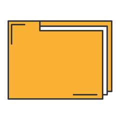 file folder documents icon vector illustration design