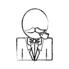 man with mustache icon