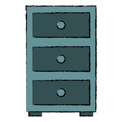 office drawer isolated icon vector illustration design