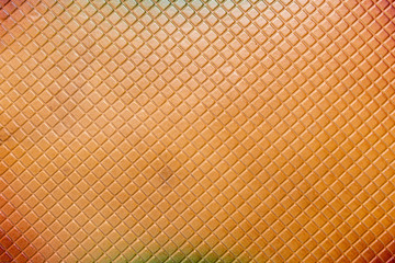 Pressed info a leather pattern