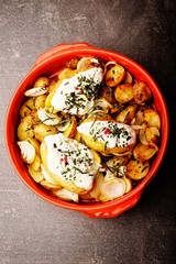 ofenkartoffeln mit quark