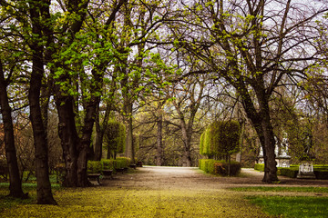 moravia château of the slavkov and its beautiful surroundings and beautiful interiors