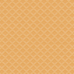 Naklejka premium Waffle texture - vector background.