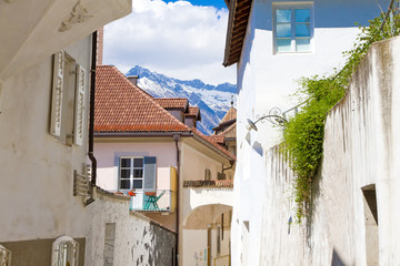 Stadt Meran in Südtirol