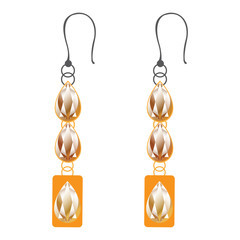 Pair of earrings