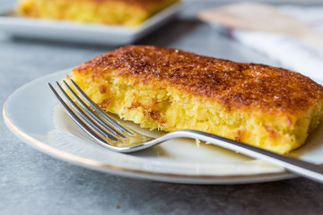 Turkish Dessert Baked Cheese halva / Peynir Helvasi
