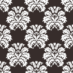 Vector seamless damask pattern. Rich ornament, old damascus style pattern for wallpapers, textile, scrapbooking etc.