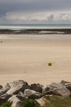 Low tide Portbail France