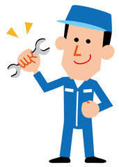 ガッツポーズ　メカニック